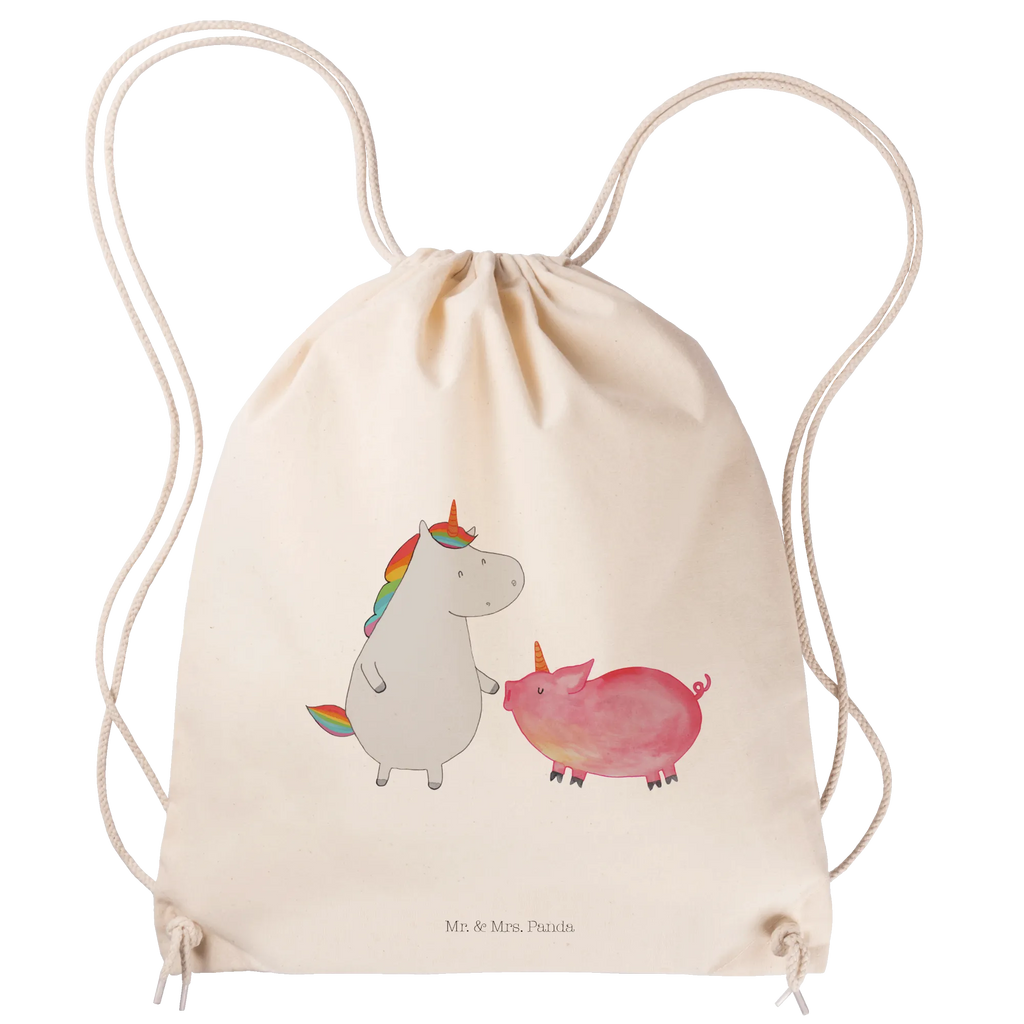 Sportbeutel Einhorn Schwein Sportbeutel, Turnbeutel, Beutel, Sporttasche, Tasche, Stoffbeutel, Sportbeutel Kinder, Gymsack, Beutel Rucksack, Kleine Sporttasche, Sportzubehör, Turnbeutel Baumwolle, Einhorn, Einhörner, Einhorn Deko, Unicorn, Freundschaft, Schweinhorn, Schwein, Freundin, Schweinchen