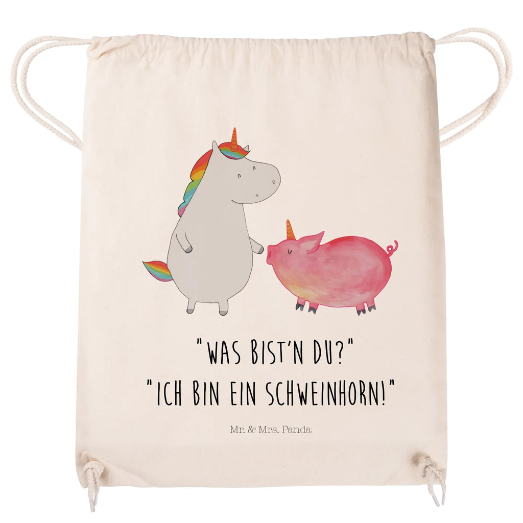 Sportbeutel Einhorn Schwein Sportbeutel, Turnbeutel, Beutel, Sporttasche, Tasche, Stoffbeutel, Sportbeutel Kinder, Gymsack, Beutel Rucksack, Kleine Sporttasche, Sportzubehör, Turnbeutel Baumwolle, Einhorn, Einhörner, Einhorn Deko, Unicorn, Freundschaft, Schweinhorn, Schwein, Freundin, Schweinchen