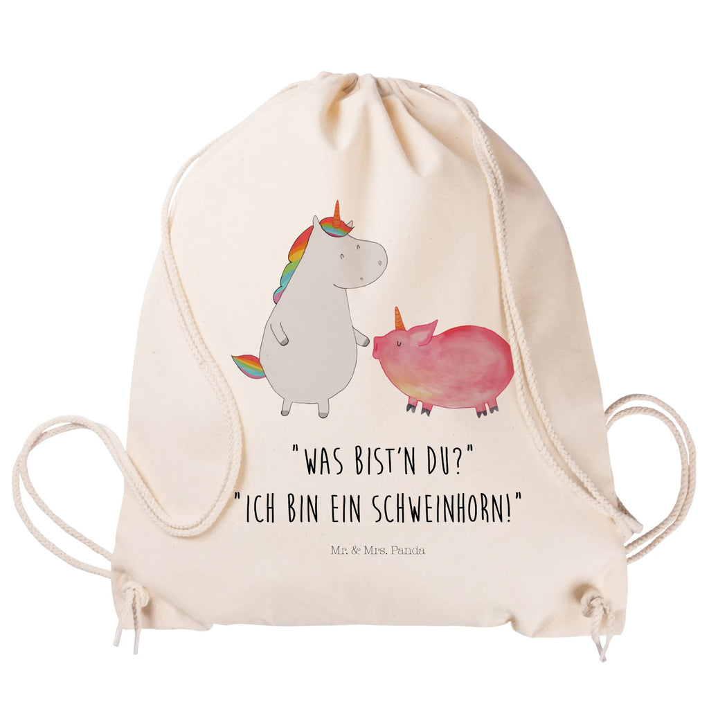 Sportbeutel Einhorn Schwein Sportbeutel, Turnbeutel, Beutel, Sporttasche, Tasche, Stoffbeutel, Sportbeutel Kinder, Gymsack, Beutel Rucksack, Kleine Sporttasche, Sportzubehör, Turnbeutel Baumwolle, Einhorn, Einhörner, Einhorn Deko, Pegasus, Unicorn, Freundschaft, Schweinhorn, Schwein, Freundin, Schweinchen