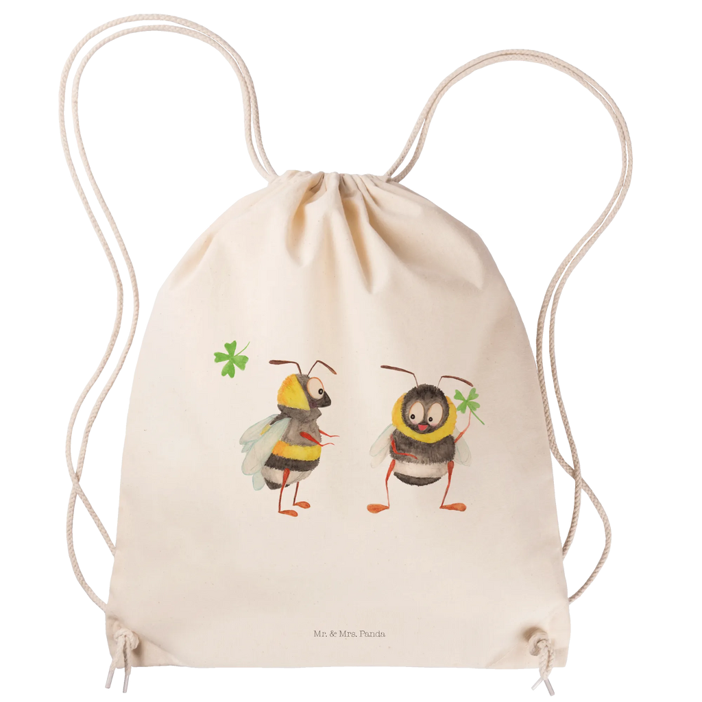 Sportbeutel Hummeln Kleeblatt Sportbeutel, Turnbeutel, Beutel, Sporttasche, Tasche, Stoffbeutel, Sportbeutel Kinder, Gymsack, Beutel Rucksack, Kleine Sporttasche, Sportzubehör, Turnbeutel Baumwolle, Tiermotive, Gute Laune, lustige Sprüche, Tiere, Hummel, Biene, Spruch positiv, Biene Deko, Spruch schön, glücklich sein, glücklich werden, Spruch fröhlich