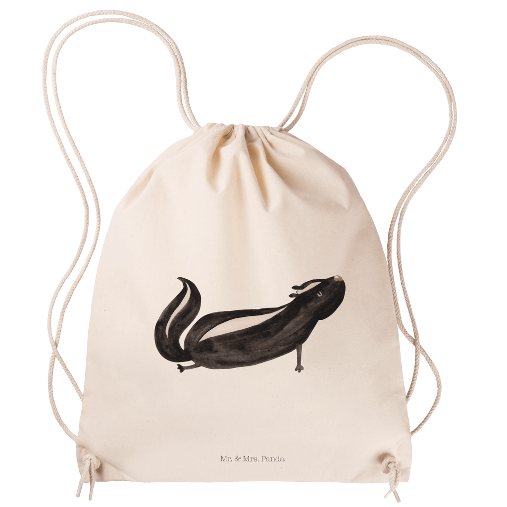 Sportbeutel Stinktier Yoga Sportbeutel, Turnbeutel, Beutel, Sporttasche, Tasche, Stoffbeutel, Sportbeutel Kinder, Gymsack, Beutel Rucksack, Kleine Sporttasche, Sportzubehör, Turnbeutel Baumwolle, Stinktier, Skunk, Wildtier, Raubtier, Stinker, Stinki, Yoga, Namaste, Lebe, Liebe, Lache