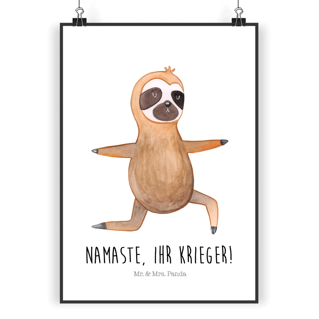 Poster Faultier Yoga Poster, Wandposter, Bild, Wanddeko, Küchenposter, Kinderposter, Wanddeko Bild, Raumdekoration, Wanddekoration, Handgemaltes Poster, Mr. & Mrs. Panda Poster, Designposter, Kunstdruck, Posterdruck, Faultier, Faultier Geschenk, Faultier Deko, Faultiere, faul, Lieblingstier, Yoga, Namaste, Krieger, Yogaübungen, Meditation, Atmung, Gelassenheit, Entspannung