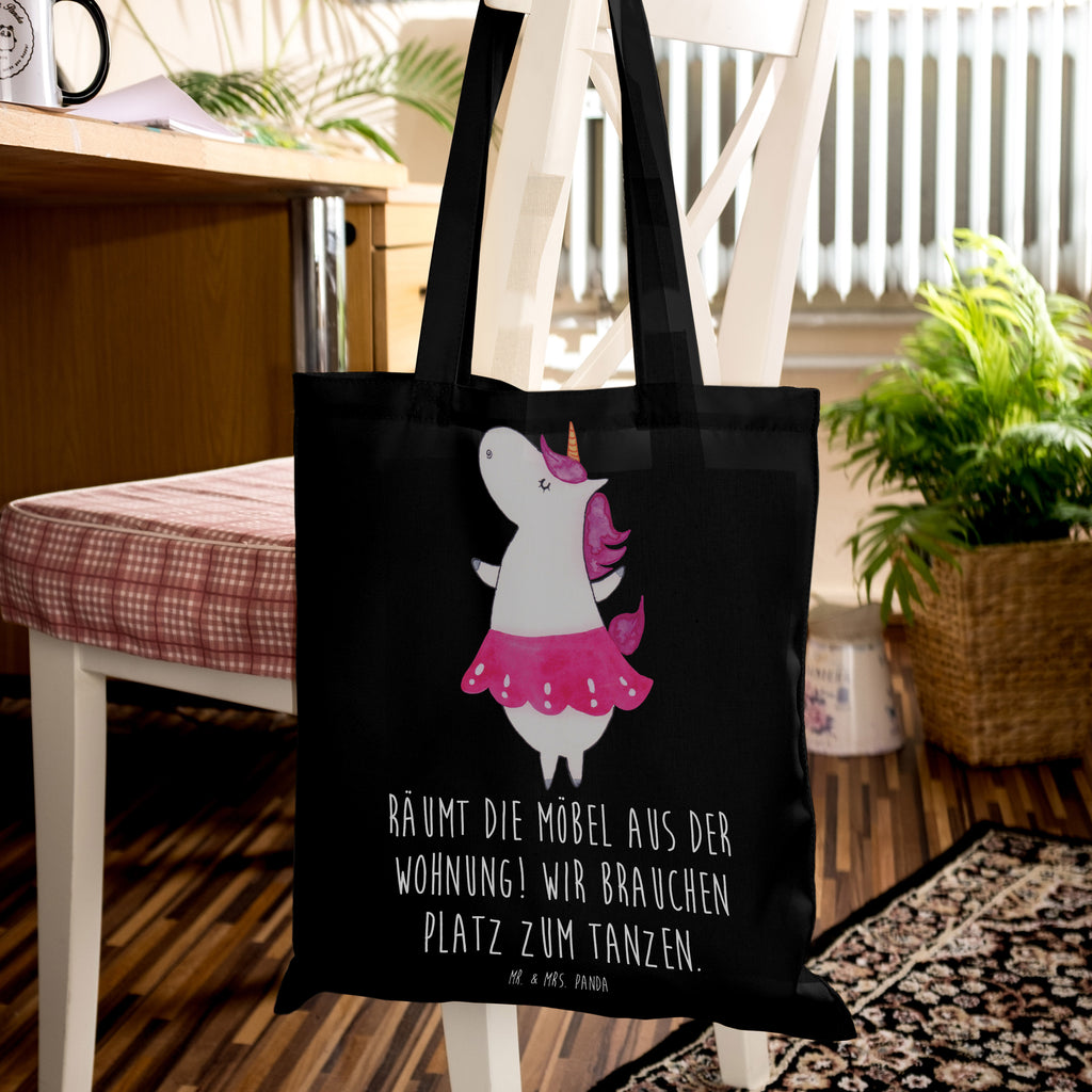 Tragetasche Einhorn Ballerina Beuteltasche, Beutel, Einkaufstasche, Jutebeutel, Stoffbeutel, Tasche, Shopper, Umhängetasche, Strandtasche, Schultertasche, Stofftasche, Tragetasche, Badetasche, Jutetasche, Einkaufstüte, Laptoptasche, Einhorn, Einhörner, Einhorn Deko, Pegasus, Unicorn, Tanzen, Ballerina, Party, Wohnung, Spaß, Feiern, Geburtstag, Tänzerin, Lebenslust, Lebensfreude