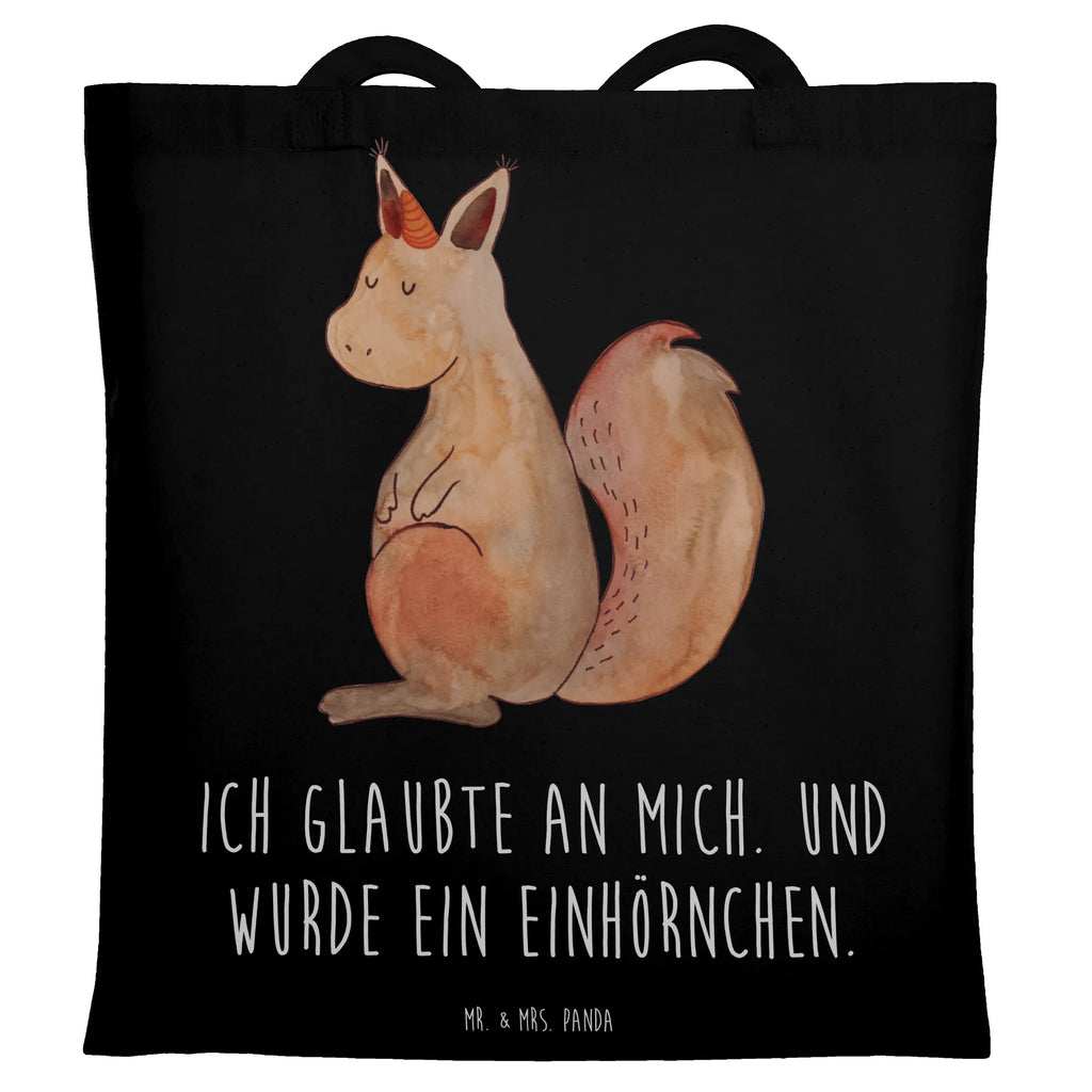 Tragetasche Einhorn Glauben Beuteltasche, Beutel, Einkaufstasche, Jutebeutel, Stoffbeutel, Tasche, Shopper, Umhängetasche, Strandtasche, Schultertasche, Stofftasche, Tragetasche, Badetasche, Jutetasche, Einkaufstüte, Laptoptasche, Einhorn, Einhörner, Einhorn Deko, Unicorn, Einhörnchen, Eichhörnchen, Eichhorn