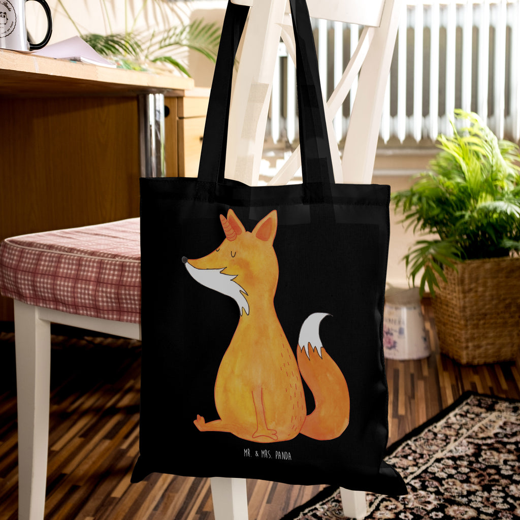 Tragetasche Einhorn Fuchs Beuteltasche, Beutel, Einkaufstasche, Jutebeutel, Stoffbeutel, Tasche, Shopper, Umhängetasche, Strandtasche, Schultertasche, Stofftasche, Tragetasche, Badetasche, Jutetasche, Einkaufstüte, Laptoptasche, Einhorn, Einhörner, Einhorn Deko, Pegasus, Unicorn, Fuchs, Unicorns, Fuchshörnchen, Fuchshorn, Foxycorn, Füchse