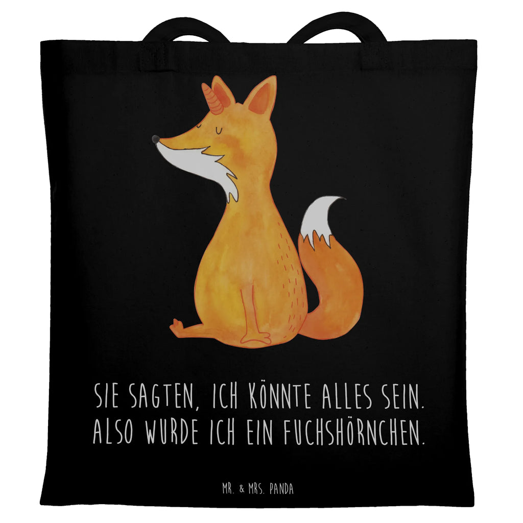 Tragetasche Einhorn Fuchs Beuteltasche, Beutel, Einkaufstasche, Jutebeutel, Stoffbeutel, Tasche, Shopper, Umhängetasche, Strandtasche, Schultertasche, Stofftasche, Tragetasche, Badetasche, Jutetasche, Einkaufstüte, Laptoptasche, Einhorn, Einhörner, Einhorn Deko, Unicorn, Fuchs, Unicorns, Fuchshörnchen, Fuchshorn, Foxycorn, Füchse