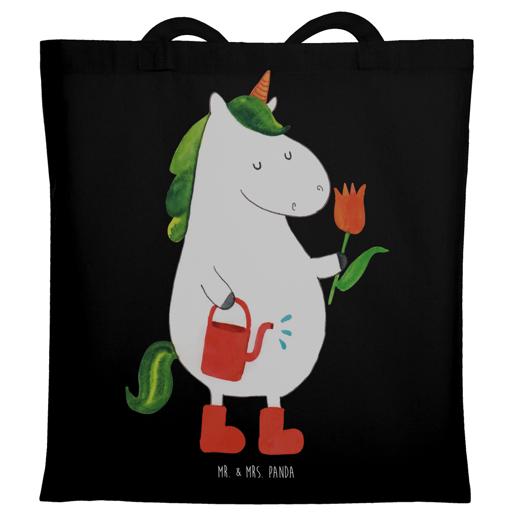 Tragetasche Einhorn Gärtner Beuteltasche, Beutel, Einkaufstasche, Jutebeutel, Stoffbeutel, Tasche, Shopper, Umhängetasche, Strandtasche, Schultertasche, Stofftasche, Tragetasche, Badetasche, Jutetasche, Einkaufstüte, Laptoptasche, Einhorn, Einhörner, Einhorn Deko, Pegasus, Unicorn, Luftballon, Gießkanne, Giesskanne, Lebenslust, Freude, Blume, Freundin, Garten, Stiefel