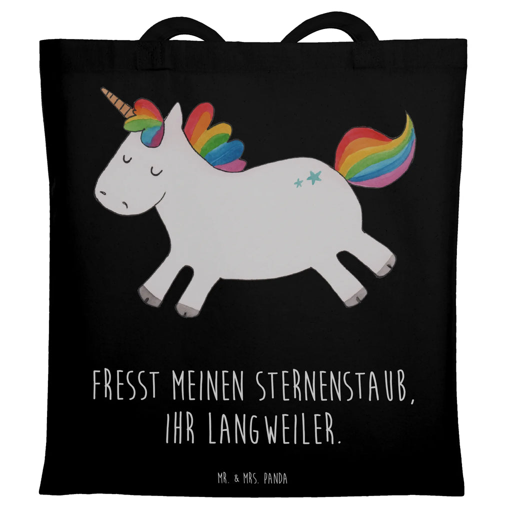 Tragetasche Einhorn Happy Beuteltasche, Beutel, Einkaufstasche, Jutebeutel, Stoffbeutel, Tasche, Shopper, Umhängetasche, Strandtasche, Schultertasche, Stofftasche, Tragetasche, Badetasche, Jutetasche, Einkaufstüte, Laptoptasche, Einhorn, Einhörner, Einhorn Deko, Unicorn, glücklich, fröhlich, Spaß, Freude, Lebensfreude, witzig, spannend, Lächeln, Lachen