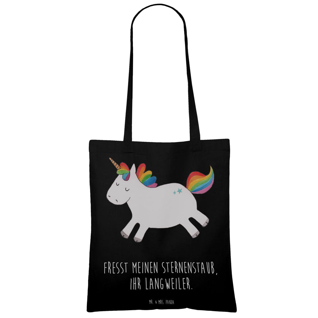 Tragetasche Einhorn Happy Beuteltasche, Beutel, Einkaufstasche, Jutebeutel, Stoffbeutel, Tasche, Shopper, Umhängetasche, Strandtasche, Schultertasche, Stofftasche, Tragetasche, Badetasche, Jutetasche, Einkaufstüte, Laptoptasche, Einhorn, Einhörner, Einhorn Deko, Pegasus, Unicorn, glücklich, fröhlich, Spaß, Freude, Lebensfreude, witzig, spannend, Lächeln, Lachen