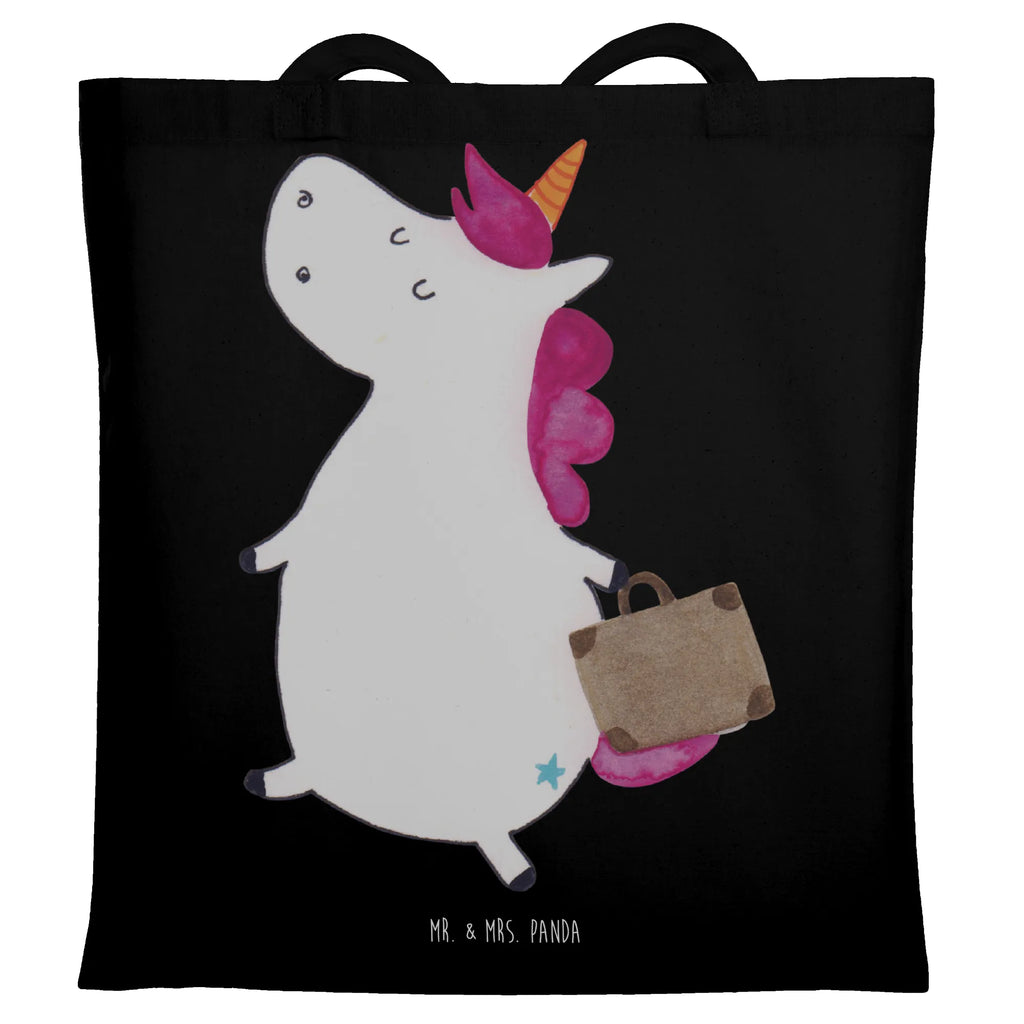 Tragetasche Einhorn Koffer Beuteltasche, Beutel, Einkaufstasche, Jutebeutel, Stoffbeutel, Tasche, Shopper, Umhängetasche, Strandtasche, Schultertasche, Stofftasche, Tragetasche, Badetasche, Jutetasche, Einkaufstüte, Laptoptasche, Einhorn, Einhörner, Einhorn Deko, Pegasus, Unicorn, unicorn, Koffer, Verreisen, Reise, Gepäck, Abenteuer, Erwachsen, Kind, albern, Spaß, lustig, witzig