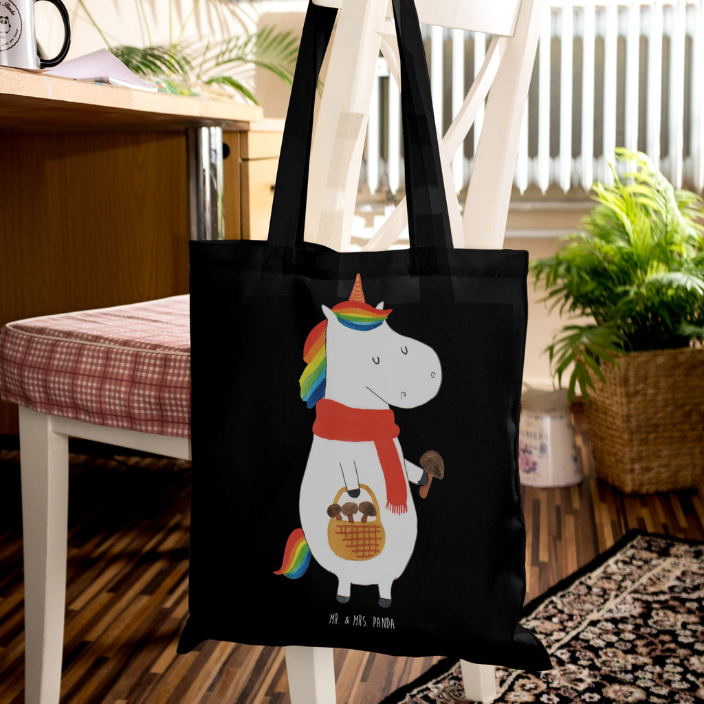 Tragetasche Einhorn Pilz Beuteltasche, Beutel, Einkaufstasche, Jutebeutel, Stoffbeutel, Tasche, Shopper, Umhängetasche, Strandtasche, Schultertasche, Stofftasche, Tragetasche, Badetasche, Jutetasche, Einkaufstüte, Laptoptasche, Einhorn, Einhörner, Einhorn Deko, Pegasus, Unicorn, Pilze, Pilzsammler, Motivation, Spruch, Liebeskummer