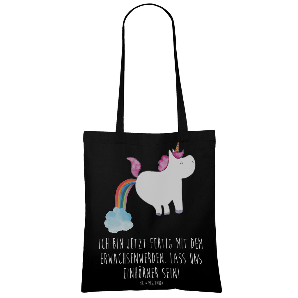 Tragetasche Einhorn Pupsend Beuteltasche, Beutel, Einkaufstasche, Jutebeutel, Stoffbeutel, Tasche, Shopper, Umhängetasche, Strandtasche, Schultertasche, Stofftasche, Tragetasche, Badetasche, Jutetasche, Einkaufstüte, Laptoptasche, Einhorn, Einhörner, Einhorn Deko, Pegasus, Unicorn, Pups, Regenbogen, Glitzer, Einhornpower, Erwachsenwerden, Spaß, lustig, Freundin