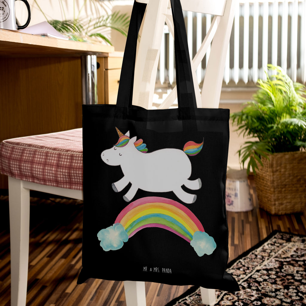 Tragetasche Einhorn Regenbogen Beuteltasche, Beutel, Einkaufstasche, Jutebeutel, Stoffbeutel, Tasche, Shopper, Umhängetasche, Strandtasche, Schultertasche, Stofftasche, Tragetasche, Badetasche, Jutetasche, Einkaufstüte, Laptoptasche, Einhorn, Einhörner, Einhorn Deko, Pegasus, Unicorn, Regenbogen, Glitzer, Einhornpower, Erwachsenwerden, Einhornautobahn