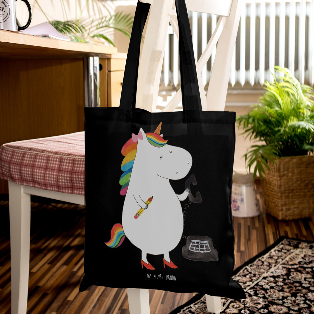 Tragetasche Einhorn Sekretärin Beuteltasche, Beutel, Einkaufstasche, Jutebeutel, Stoffbeutel, Tasche, Shopper, Umhängetasche, Strandtasche, Schultertasche, Stofftasche, Tragetasche, Badetasche, Jutetasche, Einkaufstüte, Laptoptasche, Einhorn, Einhörner, Einhorn Deko, Pegasus, Unicorn, Sekretärin, Büro, Rechtsanwältin, Rechtsanwaltsgehilfin, Steuerbüro, Steuerkanzlei, Bürokraft, Bürohilfe