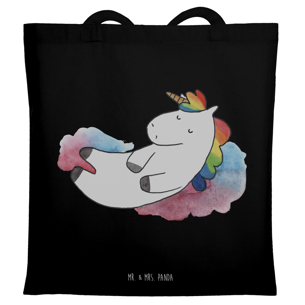 Tragetasche Einhorn Wolke 7 Beuteltasche, Beutel, Einkaufstasche, Jutebeutel, Stoffbeutel, Tasche, Shopper, Umhängetasche, Strandtasche, Schultertasche, Stofftasche, Tragetasche, Badetasche, Jutetasche, Einkaufstüte, Laptoptasche, Einhorn, Einhörner, Einhorn Deko, Pegasus, Unicorn, verliebt, Menschen, witzig, lustig, Geschenk, Glaube, Realität, Lächeln