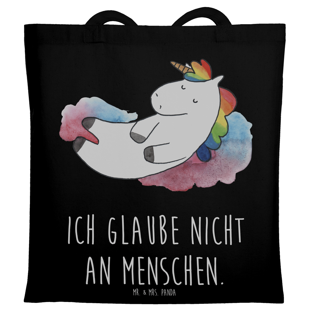 Tragetasche Einhorn Wolke 7 Beuteltasche, Beutel, Einkaufstasche, Jutebeutel, Stoffbeutel, Tasche, Shopper, Umhängetasche, Strandtasche, Schultertasche, Stofftasche, Tragetasche, Badetasche, Jutetasche, Einkaufstüte, Laptoptasche, Einhorn, Einhörner, Einhorn Deko, Pegasus, Unicorn, verliebt, Menschen, witzig, lustig, Geschenk, Glaube, Realität, Lächeln