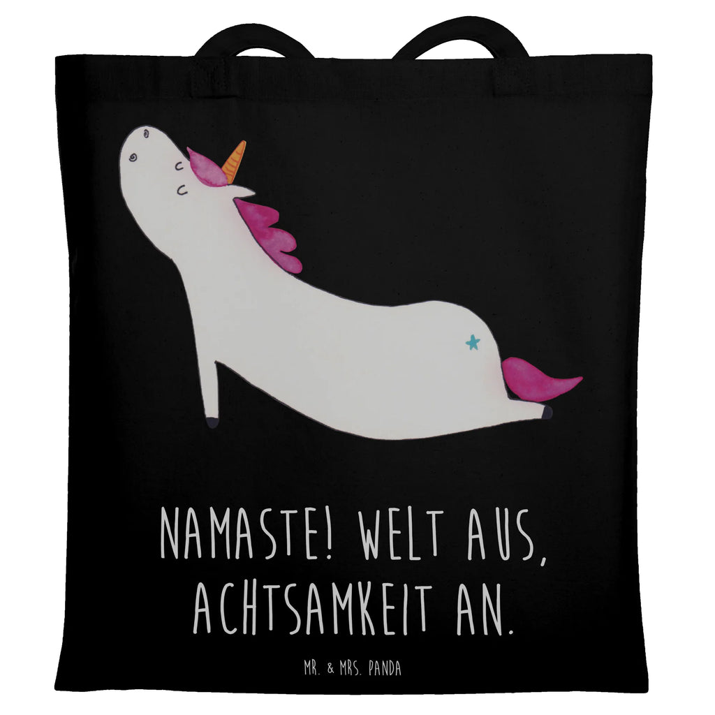 Tragetasche Einhorn Yoga Beuteltasche, Beutel, Einkaufstasche, Jutebeutel, Stoffbeutel, Tasche, Shopper, Umhängetasche, Strandtasche, Schultertasche, Stofftasche, Tragetasche, Badetasche, Jutetasche, Einkaufstüte, Laptoptasche, Einhorn, Einhörner, Einhorn Deko, Pegasus, Unicorn, Yoga, Namaste, Achtsamkeit, Entspannung, Joga, Yogamatte, Sport, lustig, witzig, süß