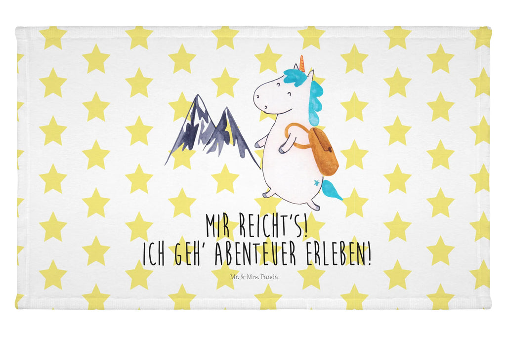 Handtuch Einhorn Bergsteiger Handtuch, Badehandtuch, Badezimmer, Handtücher, groß, Kinder, Baby, Einhorn, Einhörner, Einhorn Deko, Unicorn, Bergsteiger, Abenteuer, Berge, Abenteurer, Weltenbummler, Weltreise, Reisen, Urlaub, Entdecker