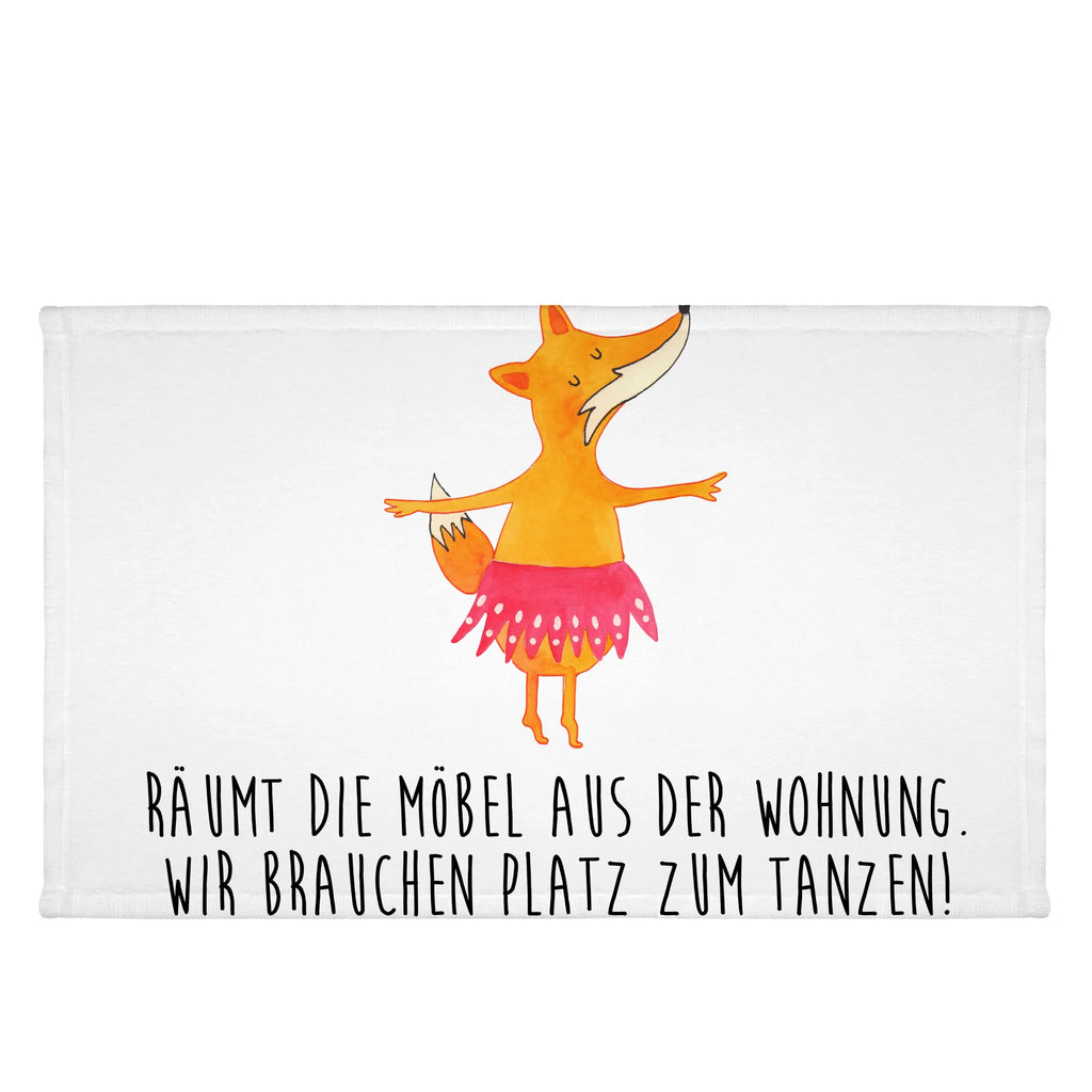 Handtuch Fuchs Ballerina Handtuch, Badehandtuch, Badezimmer, Handtücher, groß, Kinder, Baby, Fuchs, Fuchs Spruch, Füchse, Füchsin, Ballerina, Ballett, Tänzerin, Tanzen, Party, Einladung, Geburtstag