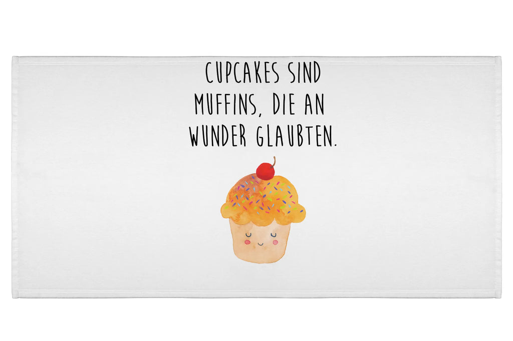 Handtuch Cupcake Handtuch, Badehandtuch, Badezimmer, Handtücher, groß, Kinder, Baby, Tiermotive, Gute Laune, lustige Sprüche, Tiere, Cupcakes, Muffin, Wunder, Küche Deko, Küche Spruch, Backen Geschenk, Geschenk Koch, Motivation Sprüche