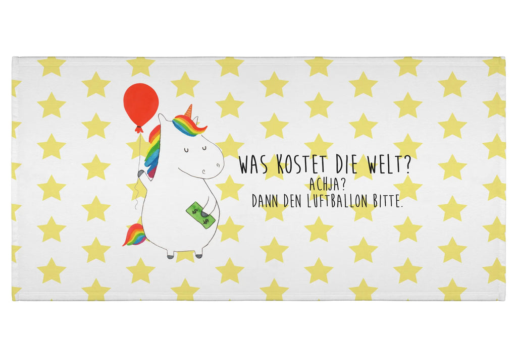 Handtuch Einhorn Luftballon Handtuch, Badehandtuch, Badezimmer, Handtücher, groß, Kinder, Baby, Einhorn, Einhörner, Einhorn Deko, Unicorn, Luftballon, Geld, Lebenslust, Freude, Geschenk, Freundin