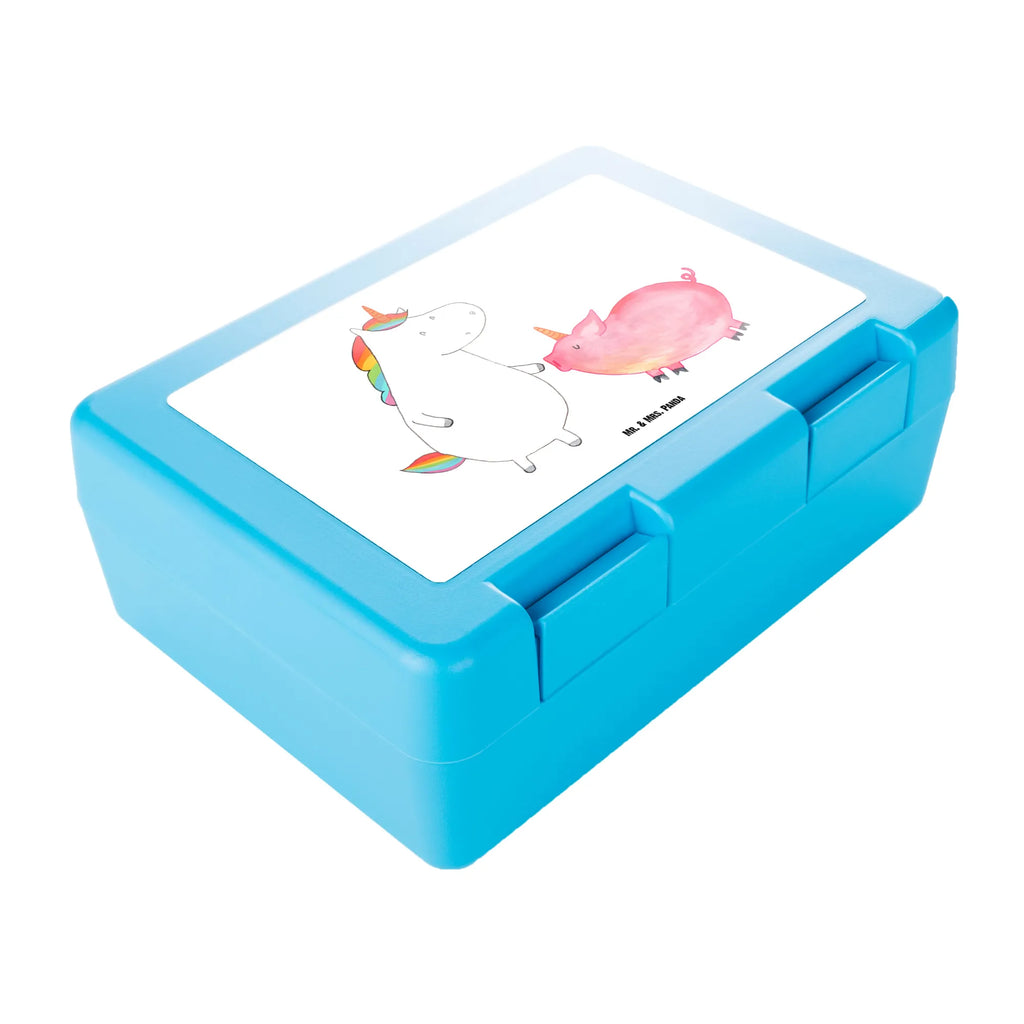 Brotdose Einhorn Schwein Brotbox, Snackbox, Lunch box, Butterbrotdose, Brotzeitbox, Einhorn, Einhörner, Einhorn Deko, Pegasus, Unicorn, Freundschaft, Schweinhorn, Schwein, Freundin, Schweinchen