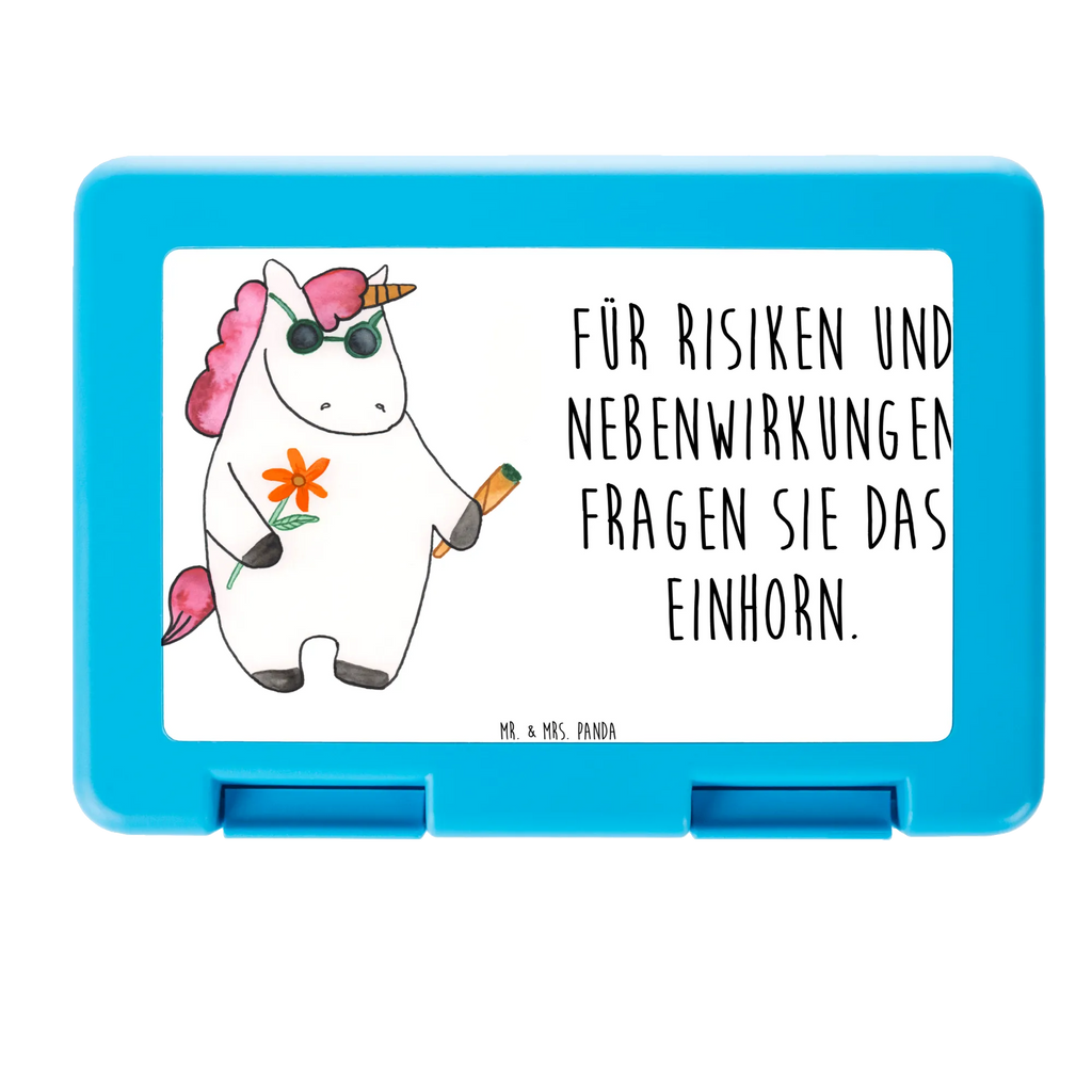 Brotdose Einhorn Woodstock Brotbox, Snackbox, Lunch box, Butterbrotdose, Brotzeitbox, Einhorn, Einhörner, Einhorn Deko, Pegasus, Unicorn, Kiffen, Joint, Zigarette, Alkohol, Party, Spaß. lustig, witzig, Woodstock