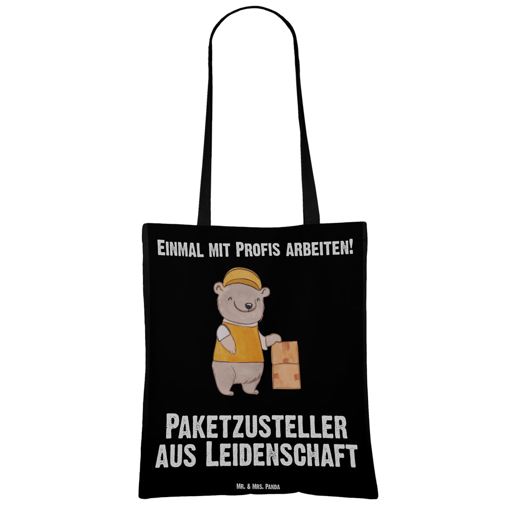 Tragetasche Paketzusteller aus Leidenschaft Beuteltasche, Beutel, Einkaufstasche, Jutebeutel, Stoffbeutel, Tasche, Shopper, Umhängetasche, Strandtasche, Schultertasche, Stofftasche, Tragetasche, Badetasche, Jutetasche, Einkaufstüte, Laptoptasche, Beruf, Ausbildung, Jubiläum, Abschied, Rente, Kollege, Kollegin, Geschenk, Schenken, Arbeitskollege, Mitarbeiter, Firma, Danke, Dankeschön