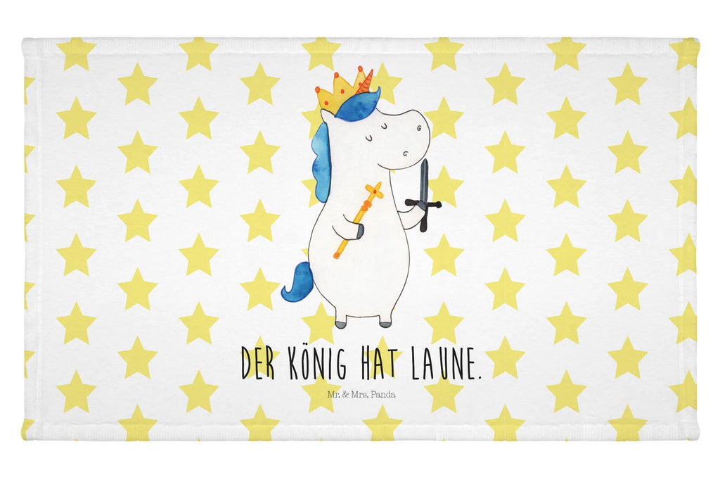 Handtuch Einhorn König mit Schwert Handtuch, Badehandtuch, Badezimmer, Handtücher, groß, Kinder, Baby, Einhorn, Einhörner, Einhorn Deko, Pegasus, Unicorn, König, Ritter, Mittelalter