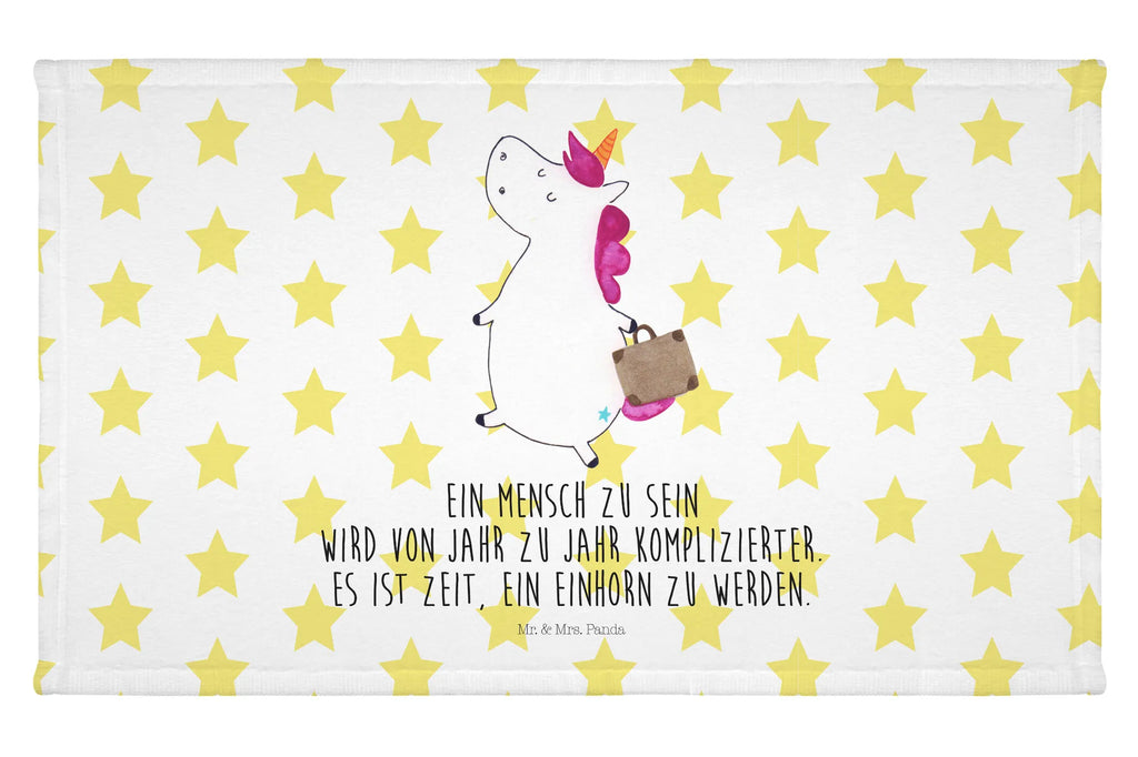 Handtuch Einhorn Koffer Handtuch, Badehandtuch, Badezimmer, Handtücher, groß, Kinder, Baby, Einhorn, Einhörner, Einhorn Deko, Unicorn, unicorn, Koffer, Verreisen, Reise, Gepäck, Abenteuer, Erwachsen, Kind, albern, Spaß, lustig, witzig