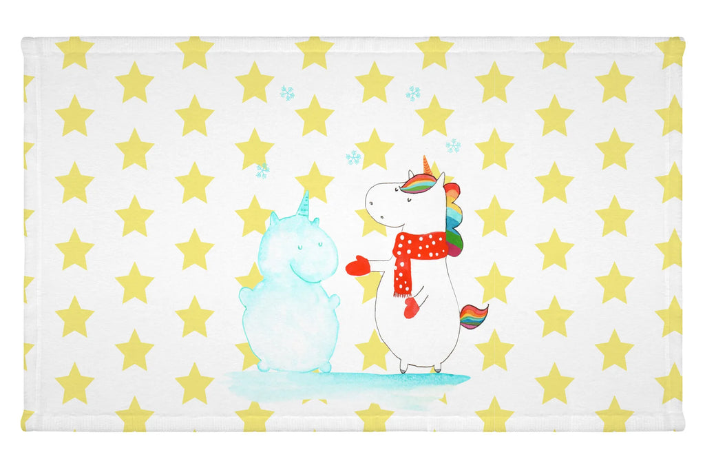 Handtuch Einhorn Schneemann Handtuch, Badehandtuch, Badezimmer, Handtücher, groß, Kinder, Baby, Einhorn, Einhörner, Einhorn Deko, Pegasus, Unicorn, Schneemann, Winter, Schnee, Kuchen, Weihnachten, kalt, Mütze, Handschuhe, X-Mas