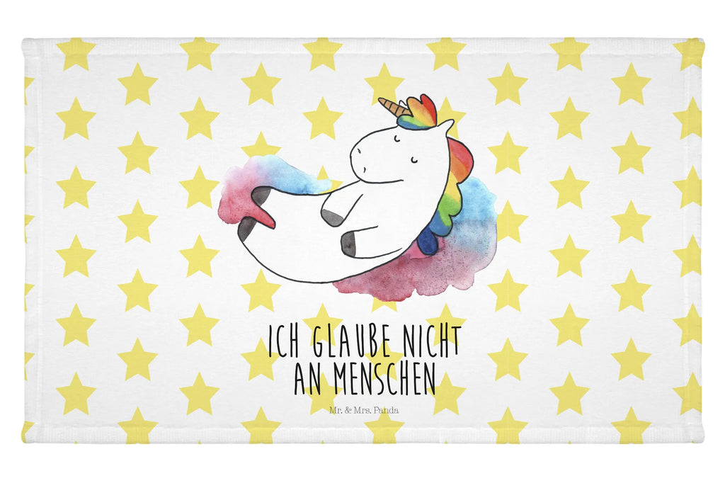 Handtuch Einhorn Wolke 7 Handtuch, Badehandtuch, Badezimmer, Handtücher, groß, Kinder, Baby, Einhorn, Einhörner, Einhorn Deko, Pegasus, Unicorn, verliebt, Menschen, witzig, lustig, Geschenk, Glaube, Realität, Lächeln