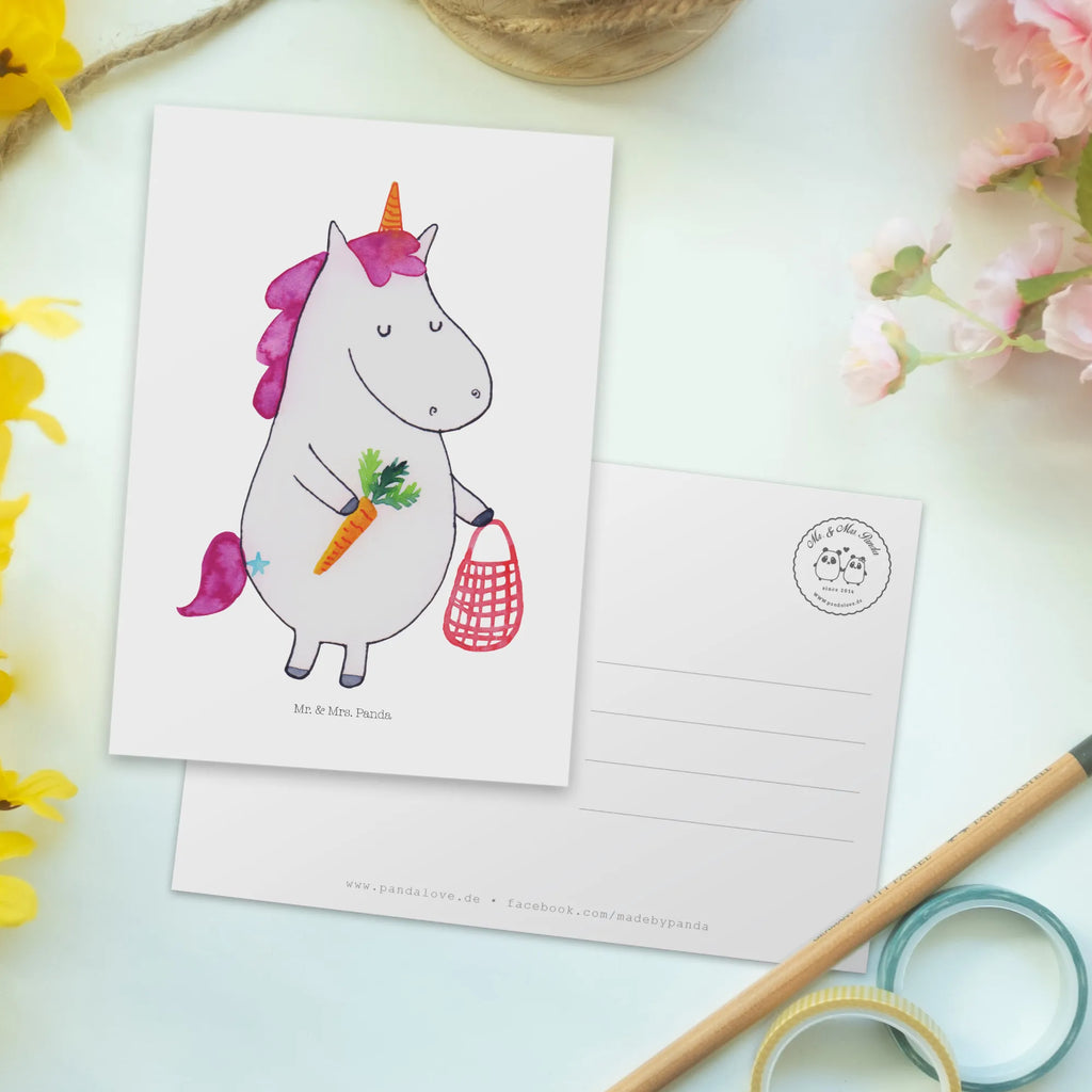 Postkarte Einhorn Vegan Postkarte, Karte, Geschenkkarte, Grußkarte, Einladung, Ansichtskarte, Geburtstagskarte, Einladungskarte, Dankeskarte, Ansichtskarten, Einladung Geburtstag, Einladungskarten Geburtstag, Einhorn, Einhörner, Einhorn Deko, Pegasus, Unicorn, vegan, Gesund leben, Vegetariar, Rohkost, Gesund essen, Veganismus, Veganer