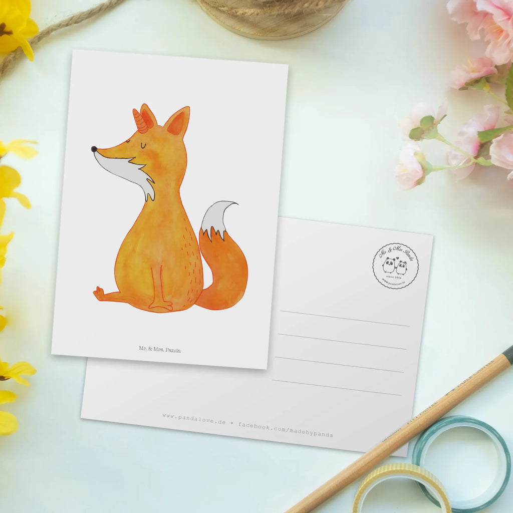 Postkarte Einhorn Fuchs Postkarte, Karte, Geschenkkarte, Grußkarte, Einladung, Ansichtskarte, Geburtstagskarte, Einladungskarte, Dankeskarte, Ansichtskarten, Einladung Geburtstag, Einladungskarten Geburtstag, Einhorn, Einhörner, Einhorn Deko, Pegasus, Unicorn, Fuchs, Unicorns, Fuchshörnchen, Fuchshorn, Foxycorn, Füchse