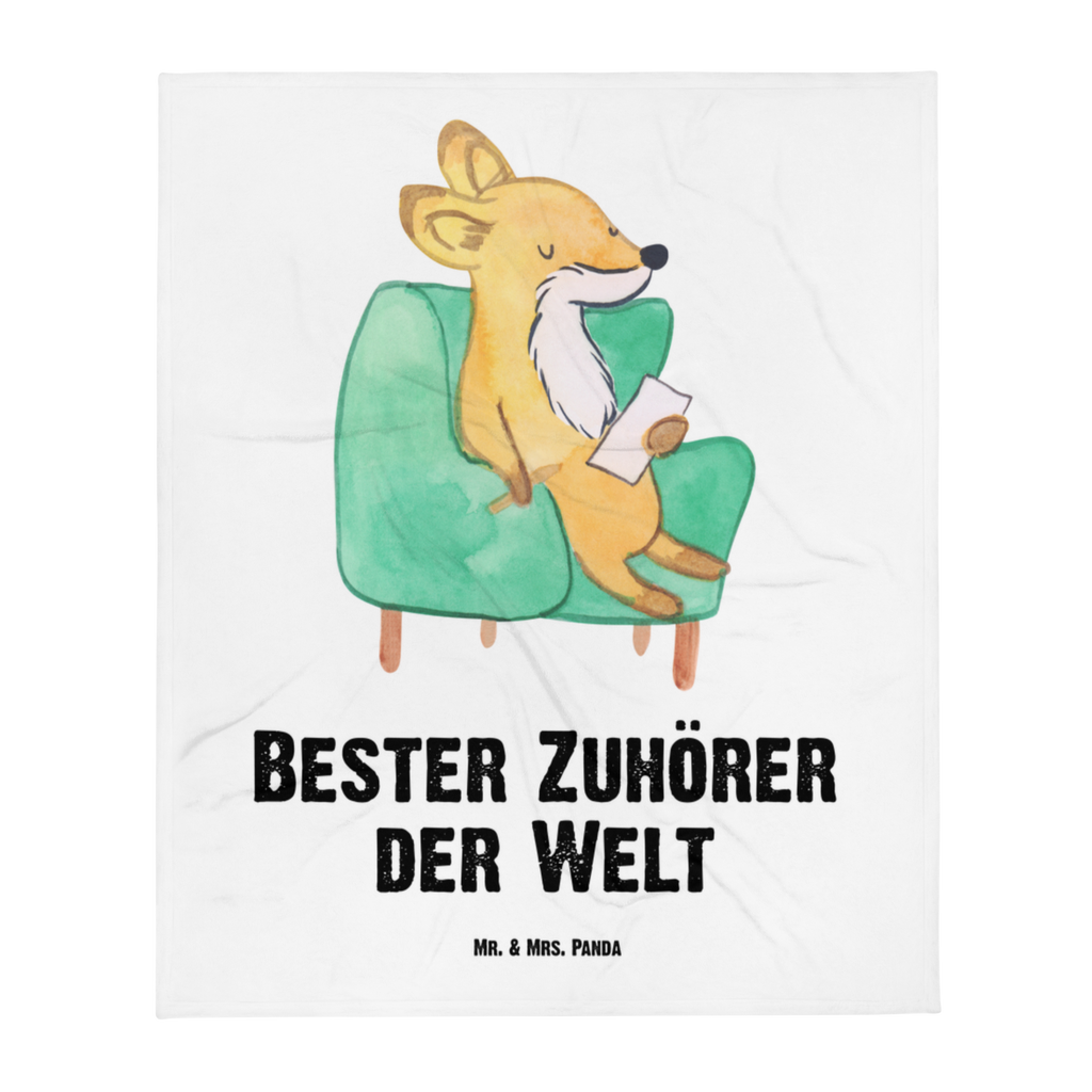 Kuscheldecke Fuchs Bester Zuhörer der Welt Decke, Wohndecke, Tagesdecke, Wolldecke, Sofadecke, für, Dankeschön, Geschenk, Schenken, Geburtstag, Geburtstagsgeschenk, Geschenkidee, Danke, Bedanken, Mitbringsel, Freude machen, Geschenktipp, Zuhörer, Freund, Freundin, offenes Ohr, Hilfsbereit, Hilfe