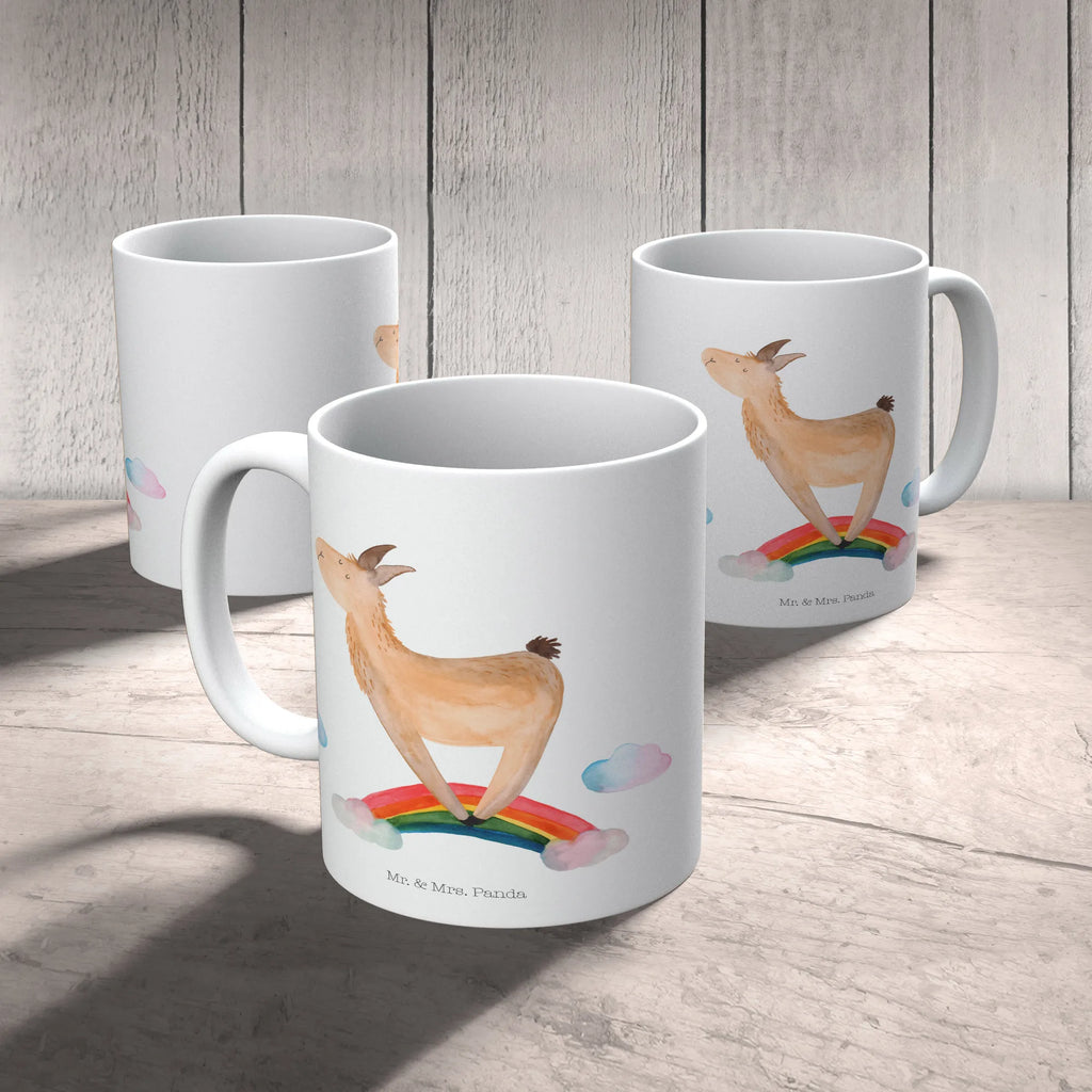 Tasse Lama Regenbogen Tasse, Kaffeetasse, Teetasse, Becher, Kaffeebecher, Teebecher, Keramiktasse, Porzellantasse, Büro Tasse, Geschenk Tasse, Tasse Sprüche, Tasse Motive, Kaffeetassen, Tasse bedrucken, Designer Tasse, Cappuccino Tassen, Schöne Teetassen, Lama, Alpaka, Lamas, Regenbogen, Haters gonna hate, Haters, Selbstständig, Außenseiter, Schule, Abi, Hobby, Wolkenland, Freiheit