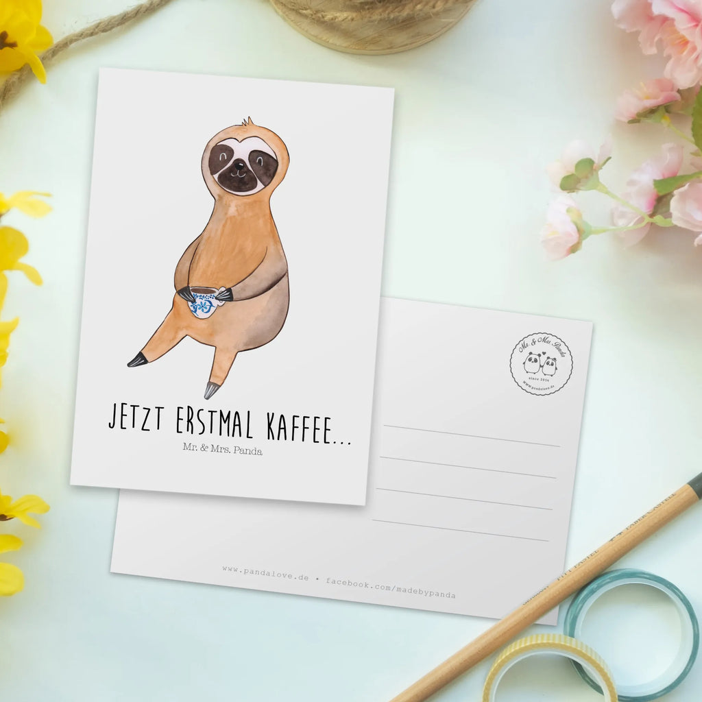 Postkarte Faultier Kaffee Postkarte, Karte, Geschenkkarte, Grußkarte, Einladung, Ansichtskarte, Geburtstagskarte, Einladungskarte, Dankeskarte, Ansichtskarten, Einladung Geburtstag, Einladungskarten Geburtstag, Faultier, Faultier Geschenk, Faultier Deko, Faultiere, faul, Lieblingstier, Kaffee, erster Kaffee, Morgenmuffel, Frühaufsteher, Kaffeetasse, Genießer, Coffee, Kaffeegetränk