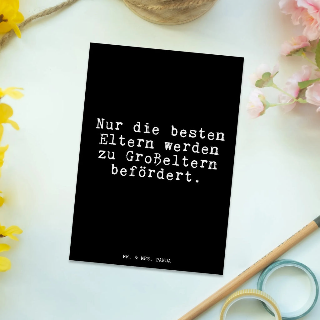 Postkarte Nur die besten Eltern... Postkarte, Karte, Geschenkkarte, Grußkarte, Einladung, Ansichtskarte, Geburtstagskarte, Einladungskarte, Dankeskarte, Ansichtskarten, Einladung Geburtstag, Einladungskarten Geburtstag, Spruch, Sprüche, lustige Sprüche, Weisheiten, Zitate, Spruch Geschenke, Glizer Spruch Sprüche Weisheiten Zitate Lustig Weisheit Worte