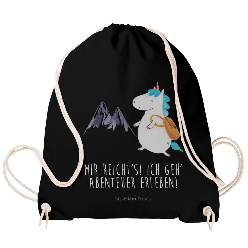 Sportbeutel Einhorn Bergsteiger Sportbeutel, Turnbeutel, Beutel, Sporttasche, Tasche, Stoffbeutel, Sportbeutel Kinder, Gymsack, Beutel Rucksack, Kleine Sporttasche, Sportzubehör, Turnbeutel Baumwolle, Einhorn, Einhörner, Einhorn Deko, Pegasus, Unicorn, Bergsteiger, Abenteuer, Berge, Abenteurer, Weltenbummler, Weltreise, Reisen, Urlaub, Entdecker