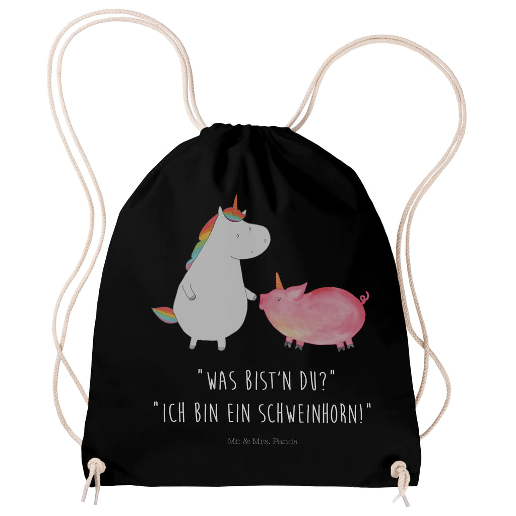 Sportbeutel Einhorn Schwein Sportbeutel, Turnbeutel, Beutel, Sporttasche, Tasche, Stoffbeutel, Sportbeutel Kinder, Gymsack, Beutel Rucksack, Kleine Sporttasche, Sportzubehör, Turnbeutel Baumwolle, Einhorn, Einhörner, Einhorn Deko, Unicorn, Freundschaft, Schweinhorn, Schwein, Freundin, Schweinchen