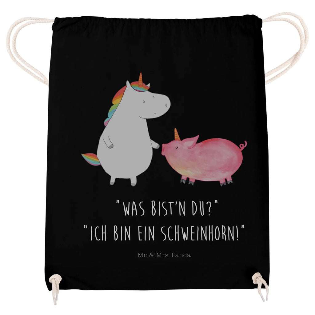 Sportbeutel Einhorn Schwein Sportbeutel, Turnbeutel, Beutel, Sporttasche, Tasche, Stoffbeutel, Sportbeutel Kinder, Gymsack, Beutel Rucksack, Kleine Sporttasche, Sportzubehör, Turnbeutel Baumwolle, Einhorn, Einhörner, Einhorn Deko, Unicorn, Freundschaft, Schweinhorn, Schwein, Freundin, Schweinchen