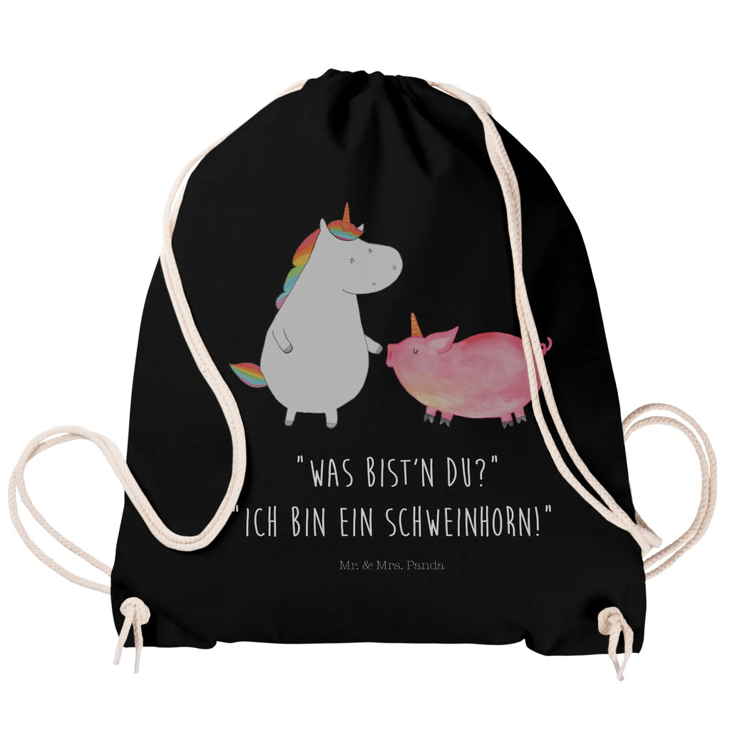 Sportbeutel Einhorn Schwein Sportbeutel, Turnbeutel, Beutel, Sporttasche, Tasche, Stoffbeutel, Sportbeutel Kinder, Gymsack, Beutel Rucksack, Kleine Sporttasche, Sportzubehör, Turnbeutel Baumwolle, Einhorn, Einhörner, Einhorn Deko, Unicorn, Freundschaft, Schweinhorn, Schwein, Freundin, Schweinchen