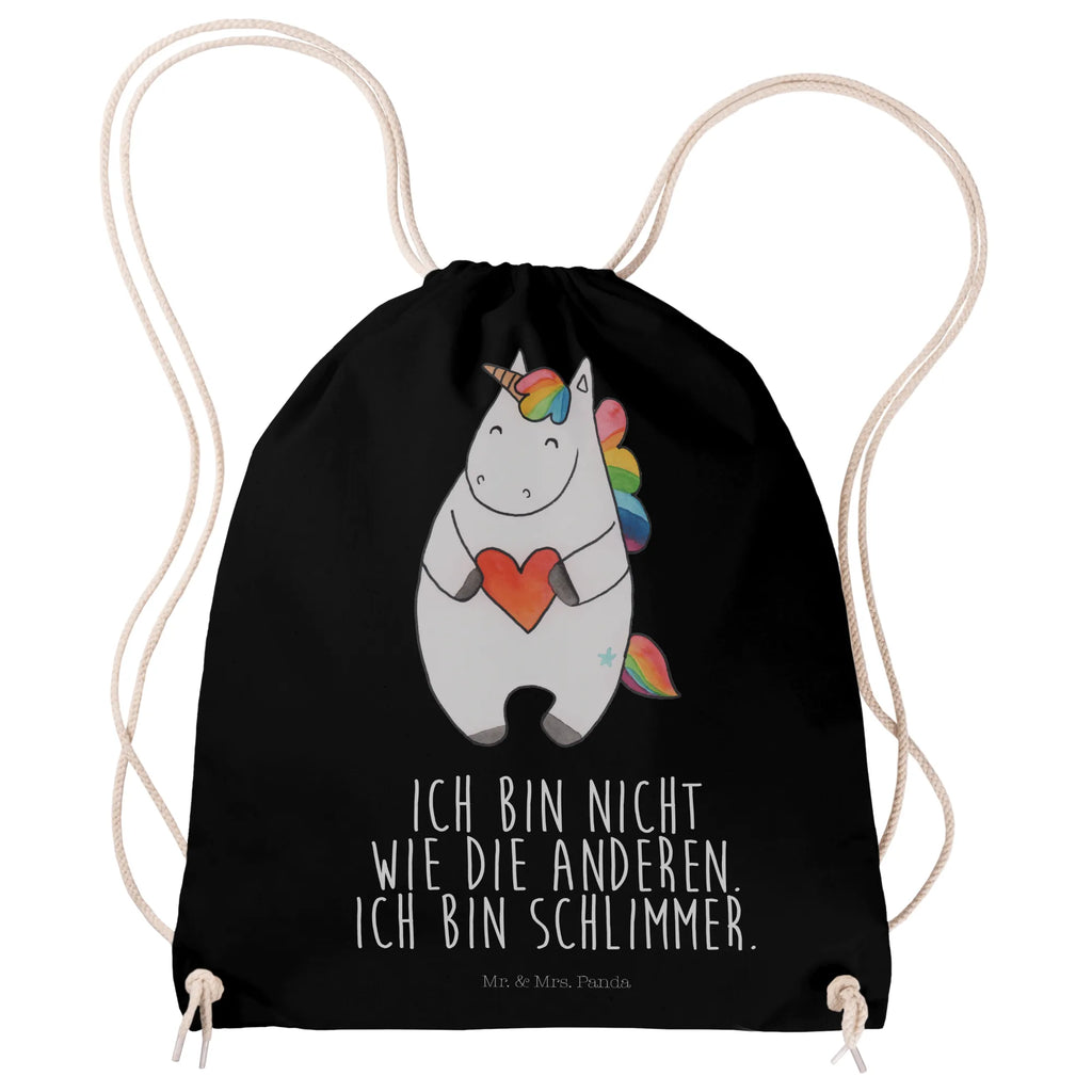 Sportbeutel Einhorn Herz Sportbeutel, Turnbeutel, Beutel, Sporttasche, Tasche, Stoffbeutel, Sportbeutel Kinder, Gymsack, Beutel Rucksack, Kleine Sporttasche, Sportzubehör, Turnbeutel Baumwolle, Einhorn, Einhörner, Einhorn Deko, Pegasus, Unicorn, Herz, schlimm, böse, witzig, lustig, Freundin, anders, bunt