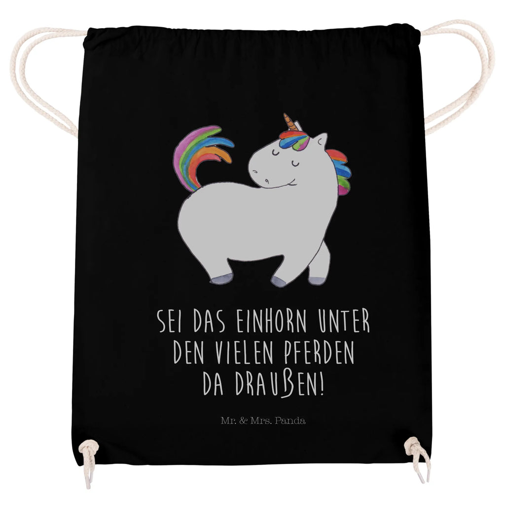 Sportbeutel Einhorn Stolzieren Sportbeutel, Turnbeutel, Beutel, Sporttasche, Tasche, Stoffbeutel, Sportbeutel Kinder, Gymsack, Beutel Rucksack, Kleine Sporttasche, Sportzubehör, Turnbeutel Baumwolle, Einhorn, Einhörner, Einhorn Deko, Pegasus, Unicorn, stolz, anders, bunt, Pferd, Reiter, Reiten, Freundin, Geschenk