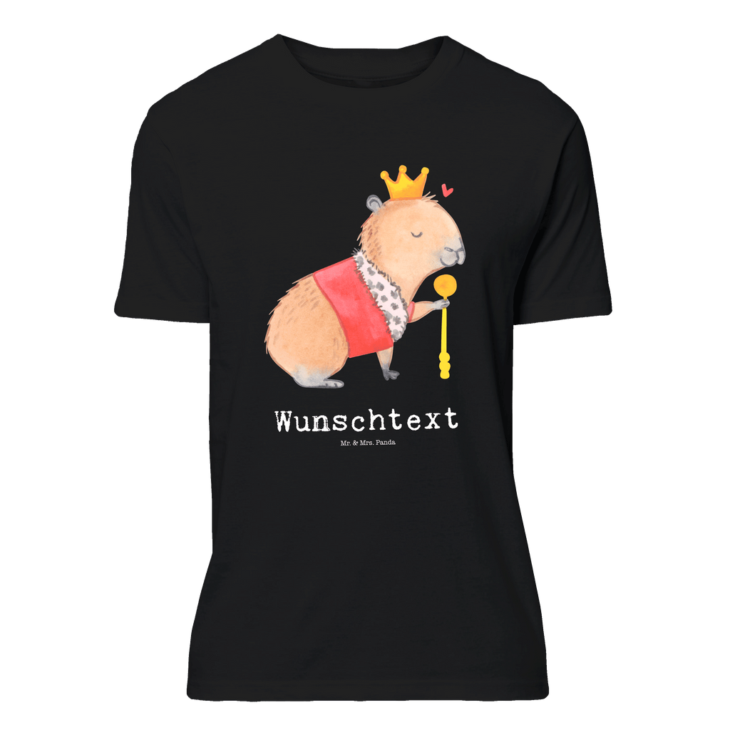 Personalisiertes T-Shirt Capybara König T-Shirt Personalisiert, T-Shirt mit Namen, T-Shirt mit Aufruck, Männer, Frauen, Tiermotive, Gute Laune, lustige Sprüche, Tiere, Capybara, König