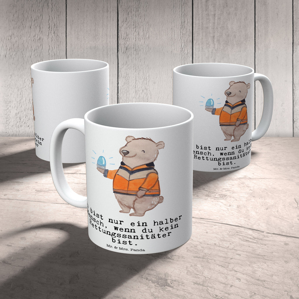 Tasse Rettungssanitäter mit Herz Tasse, Kaffeetasse, Teetasse, Becher, Kaffeebecher, Teebecher, Keramiktasse, Porzellantasse, Büro Tasse, Geschenk Tasse, Tasse Sprüche, Tasse Motive, Kaffeetassen, Tasse bedrucken, Designer Tasse, Cappuccino Tassen, Schöne Teetassen, Beruf, Ausbildung, Jubiläum, Abschied, Rente, Kollege, Kollegin, Geschenk, Schenken, Arbeitskollege, Mitarbeiter, Firma, Danke, Dankeschön