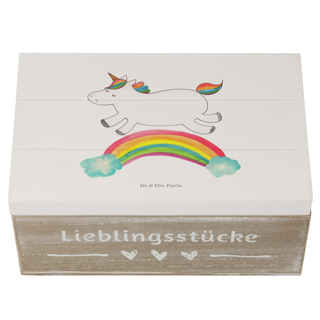 Holzkiste Einhorn Regenbogen Holzkiste, Kiste, Schatzkiste, Truhe, Schatulle, XXL, Erinnerungsbox, Erinnerungskiste, Dekokiste, Aufbewahrungsbox, Geschenkbox, Geschenkdose, Einhorn, Einhörner, Einhorn Deko, Pegasus, Unicorn, Regenbogen, Glitzer, Einhornpower, Erwachsenwerden, Einhornautobahn