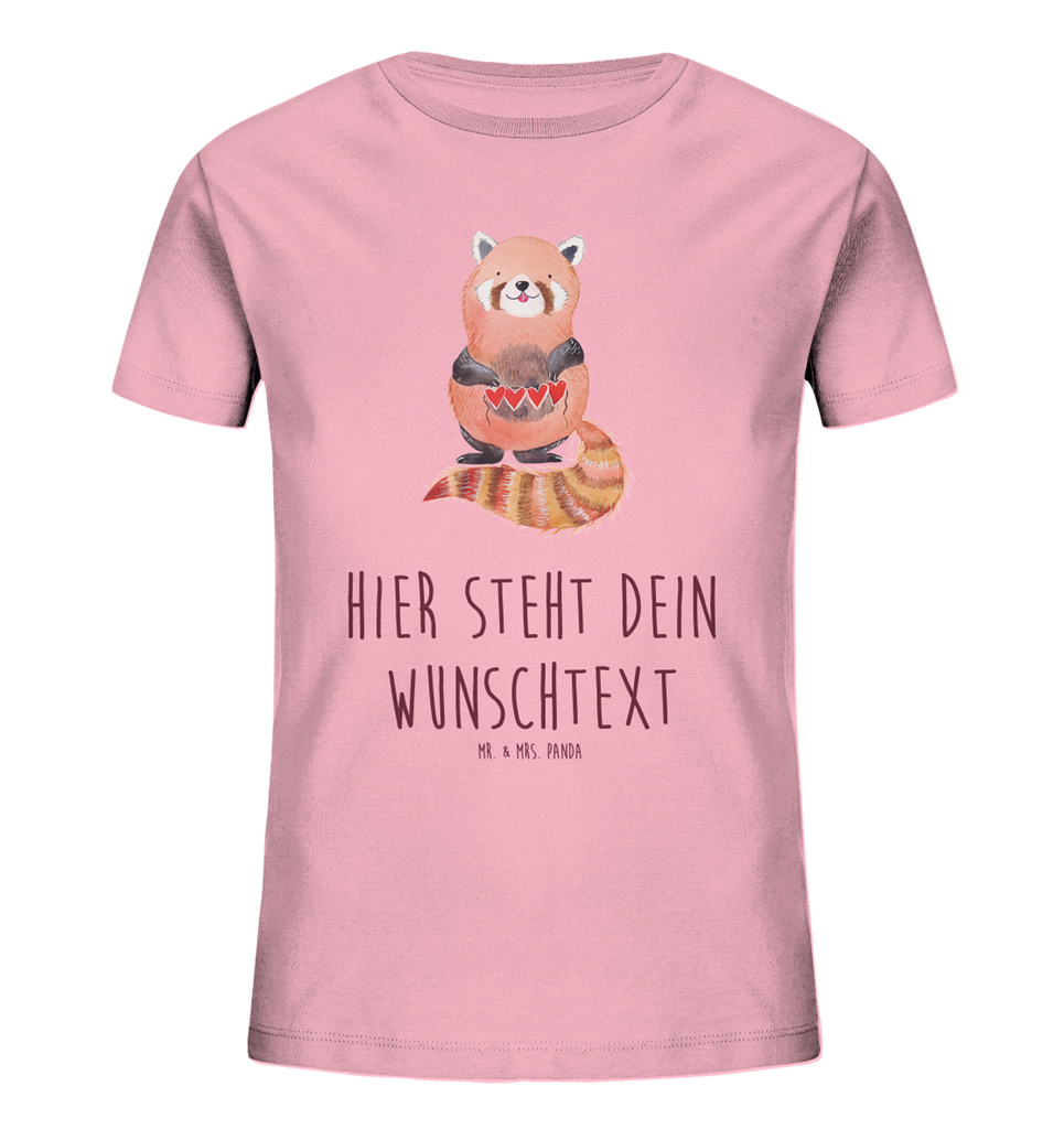 Personalisiertes Kinder T-Shirt Roter Panda Personalisiertes Kinder T-Shirt, Tiermotive, Gute Laune, lustige Sprüche, Tiere, Panda, Liebe, Rot, Herz, Liebling, Lieblingsmensch