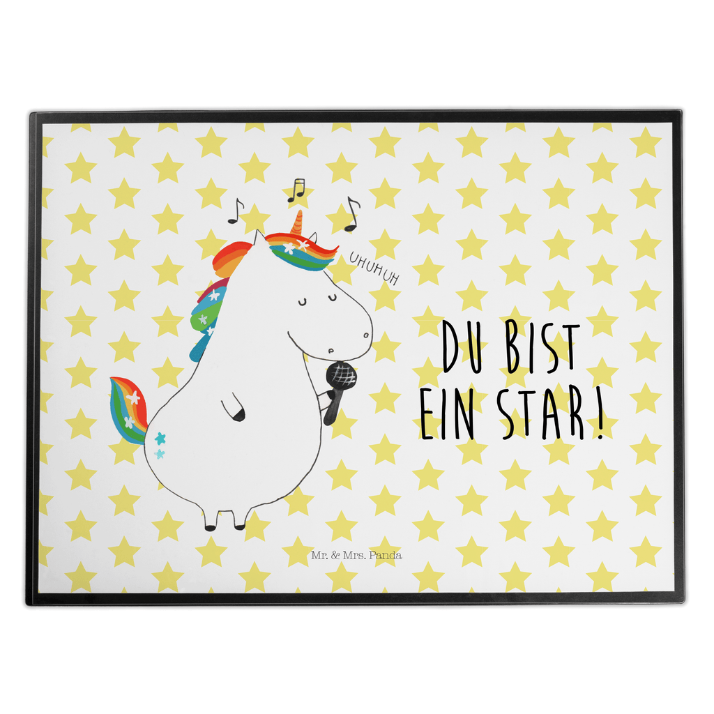 Schreibtischunterlage Einhorn Sänger Schreibunterlage, Schreibtischauflage, Bürobedarf, Büroartikel, Schreibwaren, Schreibtisch Unterlagen, Schreibtischunterlage Groß, Einhorn, Einhörner, Einhorn Deko, Pegasus, Unicorn, Glitzer, Konfetti, Party, Geburtstag, Feier, Fest, Disco, Sängerin, Sänger, Freundin