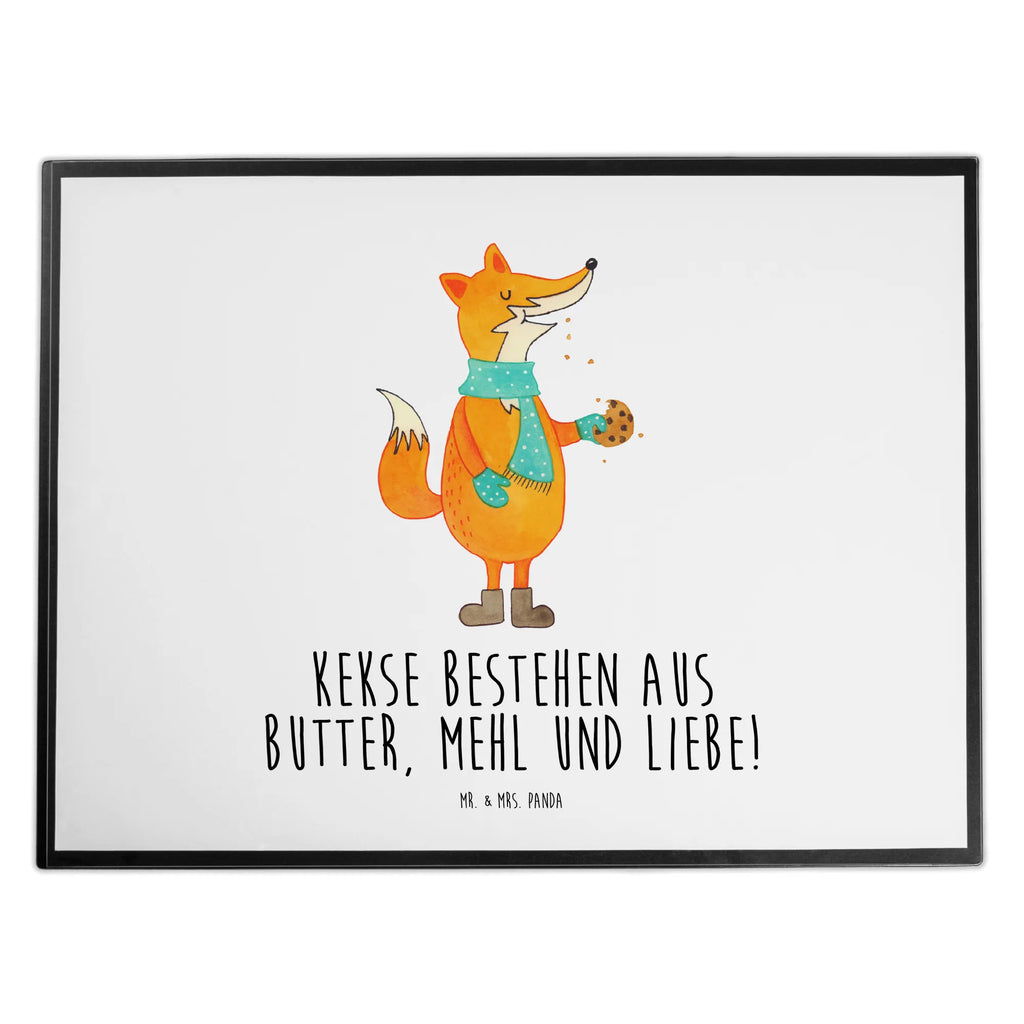 Schreibtischunterlage Fuchs Keks Schreibunterlage, Schreibtischauflage, Bürobedarf, Büroartikel, Schreibwaren, Schreibtisch Unterlagen, Schreibtischunterlage Groß, Fuchs, Füchse, Backen Spruch, Kekse, Winter, Weihnachtszeit, Plätzchen, Liebe, Küche Deko